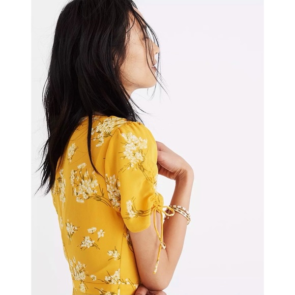 Madewell Silk Wrap Maxi Dress in Butterfly Garden 4 - Picture 2 of 16